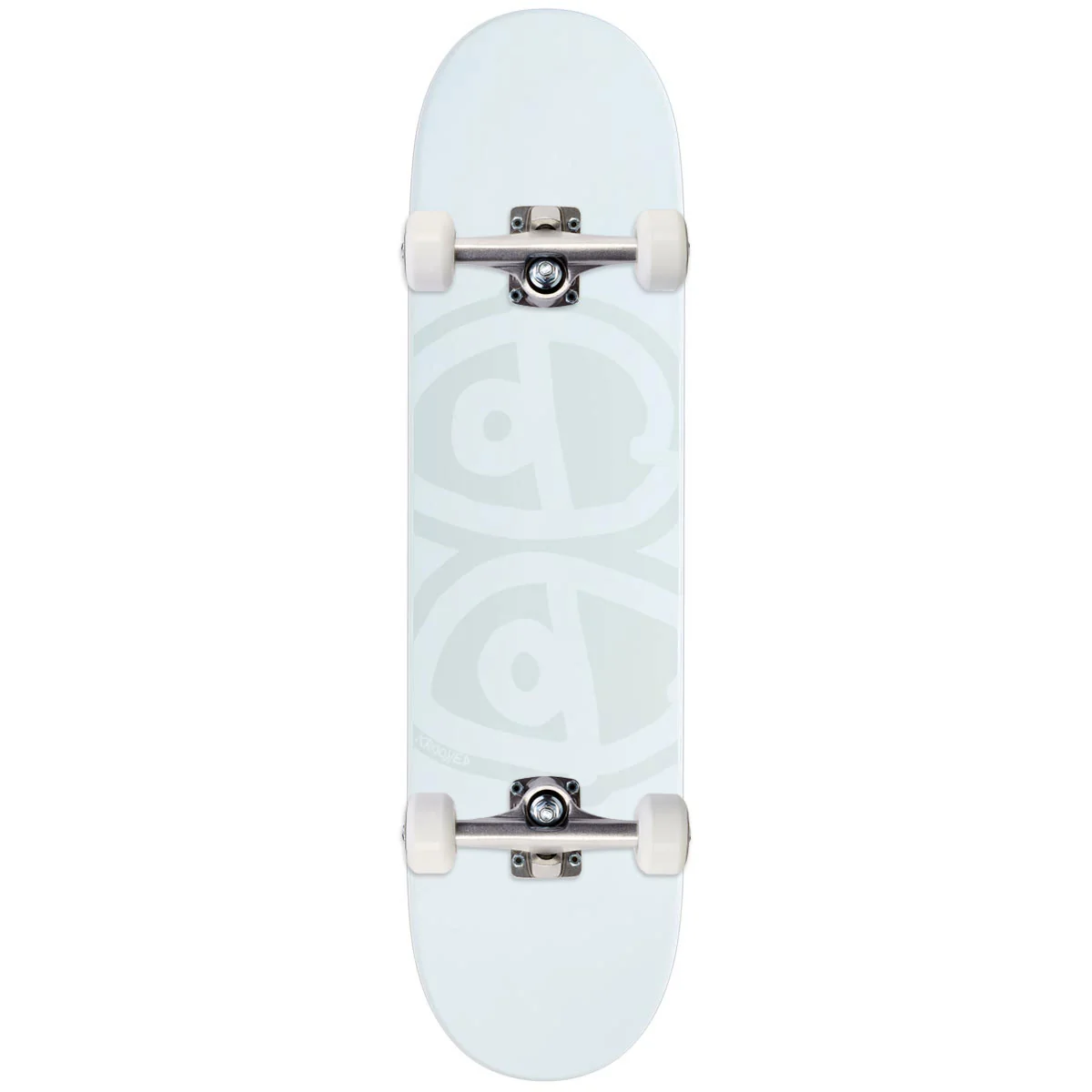 Krooked Eyes Skateboard Complete - White - 8.06"
