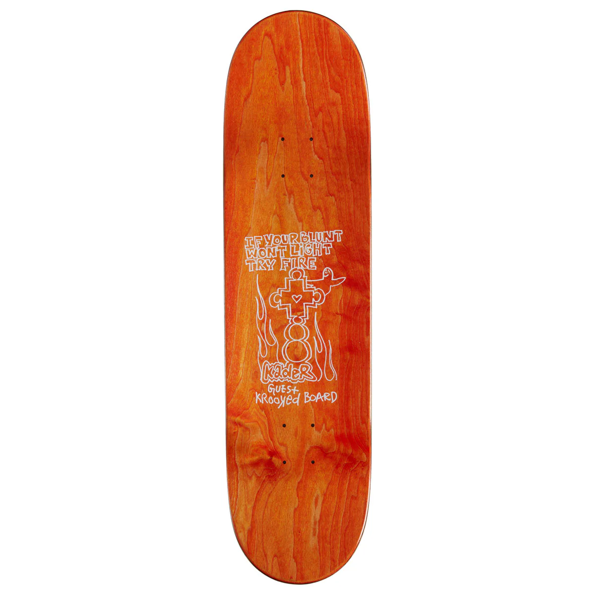 Krooked Kader Guest Skateboard Deck - 8.50" - Image 2