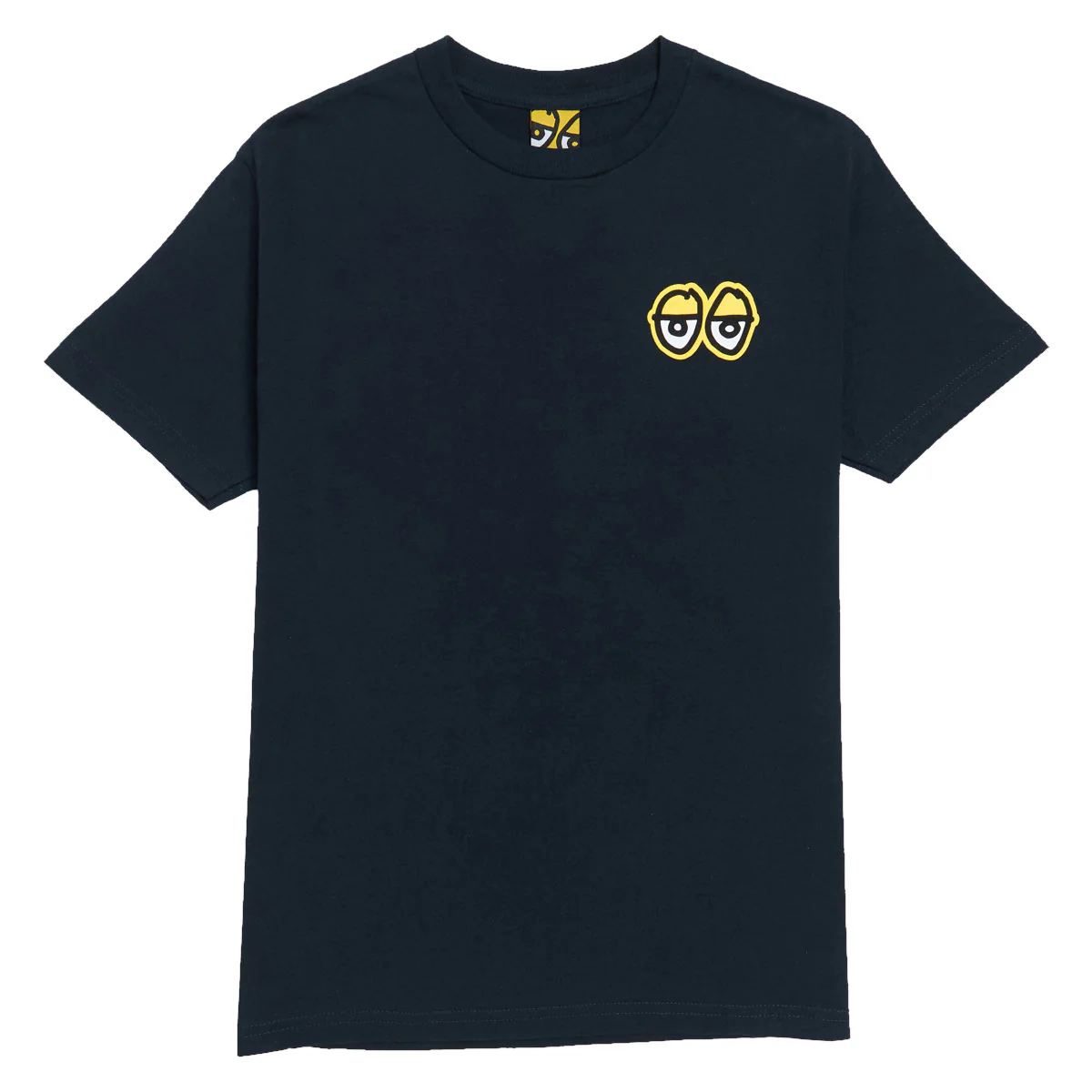 Krooked New Tricks T-Shirt - True Navy/Yellow/Black/White
