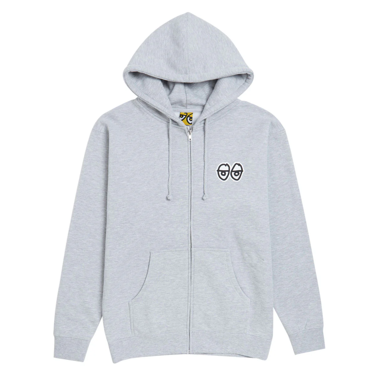 Krooked New Tricks Zip Hoodie - Grey Heather/Black/White