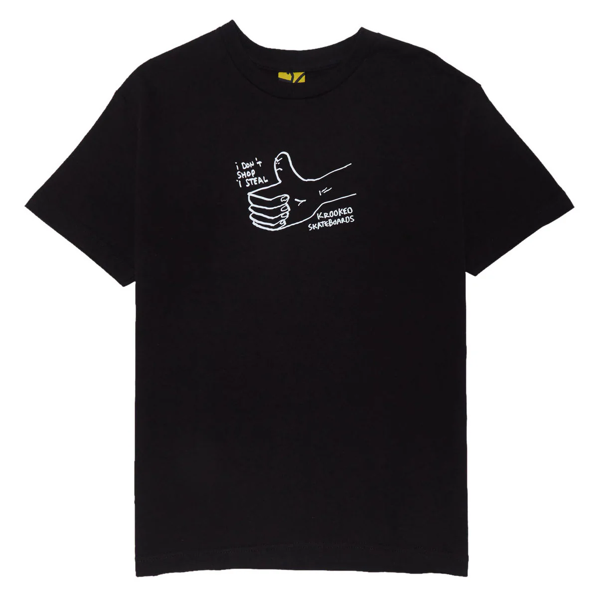 Krooked Shop Steal T-Shirt - Black/White