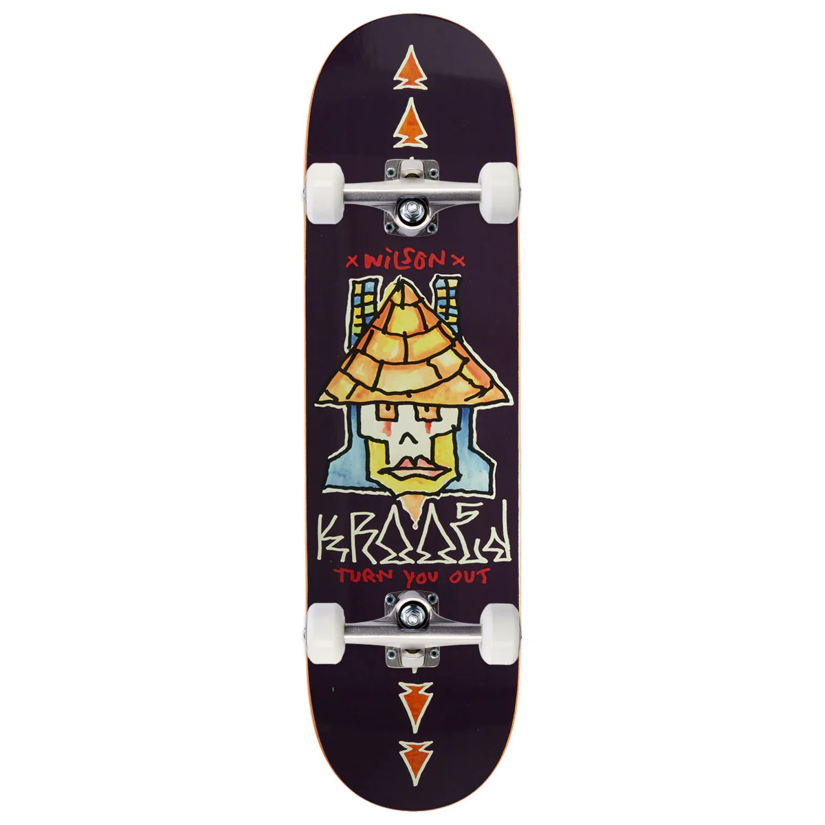 Krooked Wilson Turn Out Skateboard Complete - 8.38"