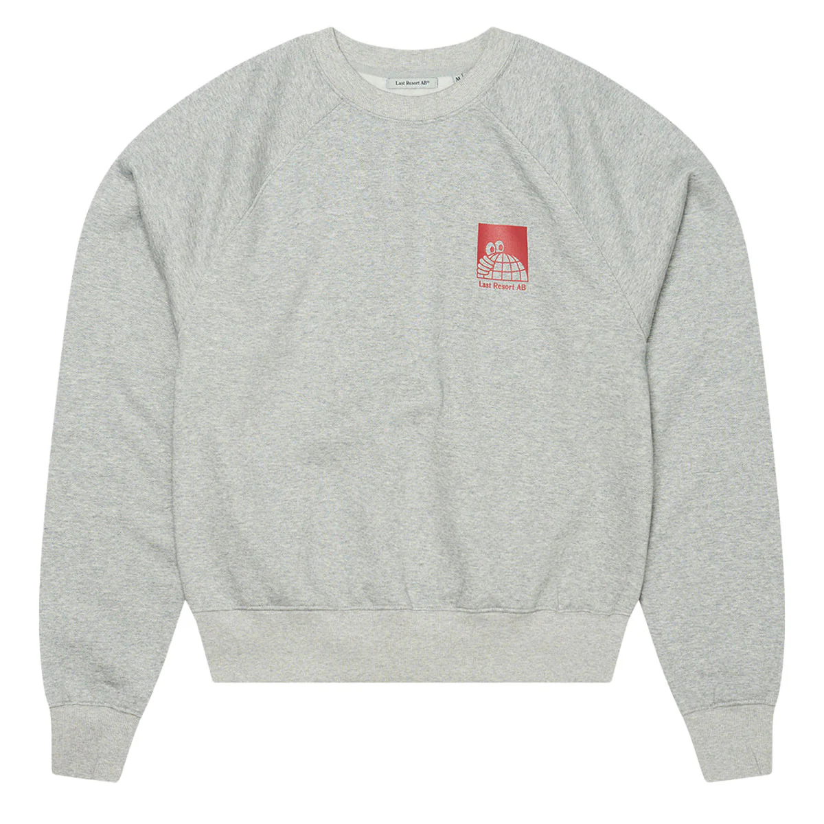 Last Resort AB Little AB Raglan Sweatshirt - Grey Melange - Image 4