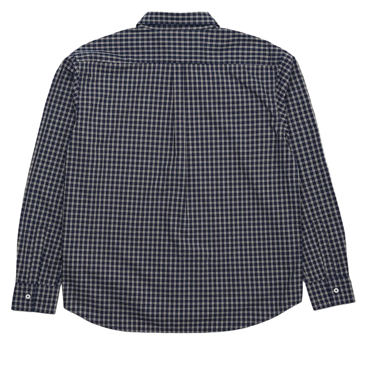 Last Resort AB OG Long Sleeve Shirt - Navy/Grey Check - Image 5