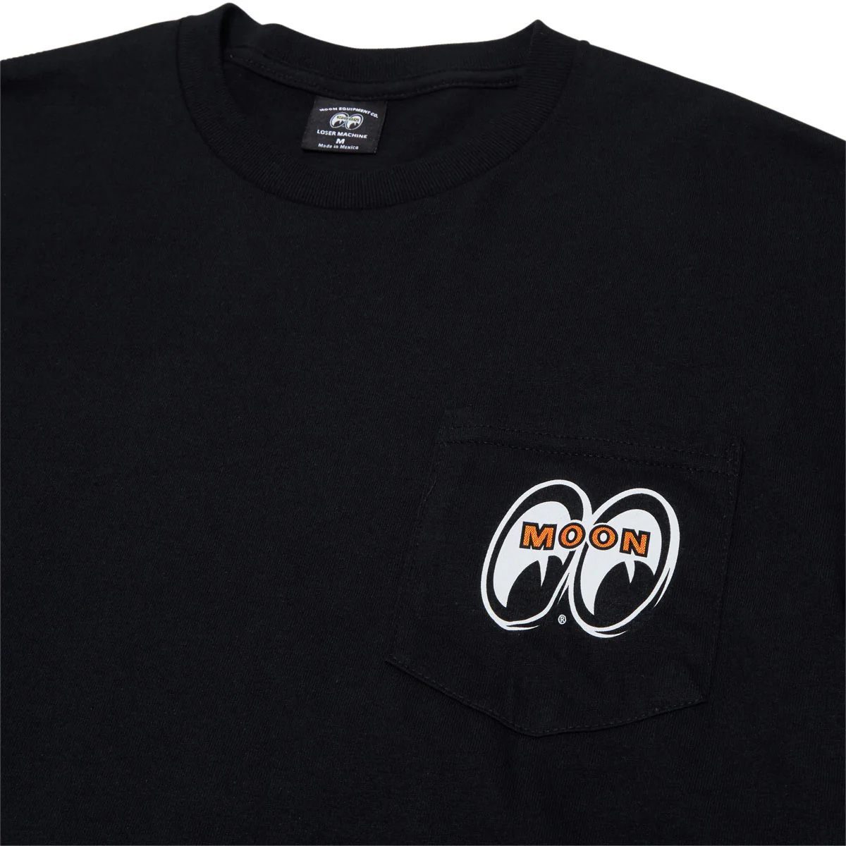 Loser Machine Front Page Pocket T-Shirt - Black - Image 3