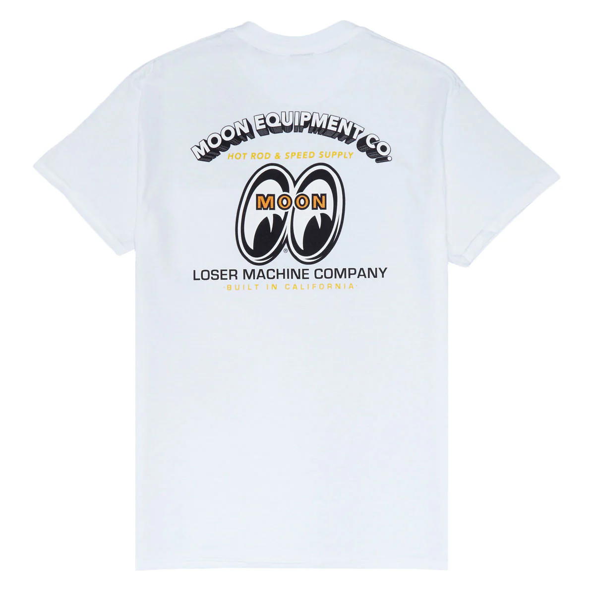 Loser Machine Front Page Pocket T-Shirt - White