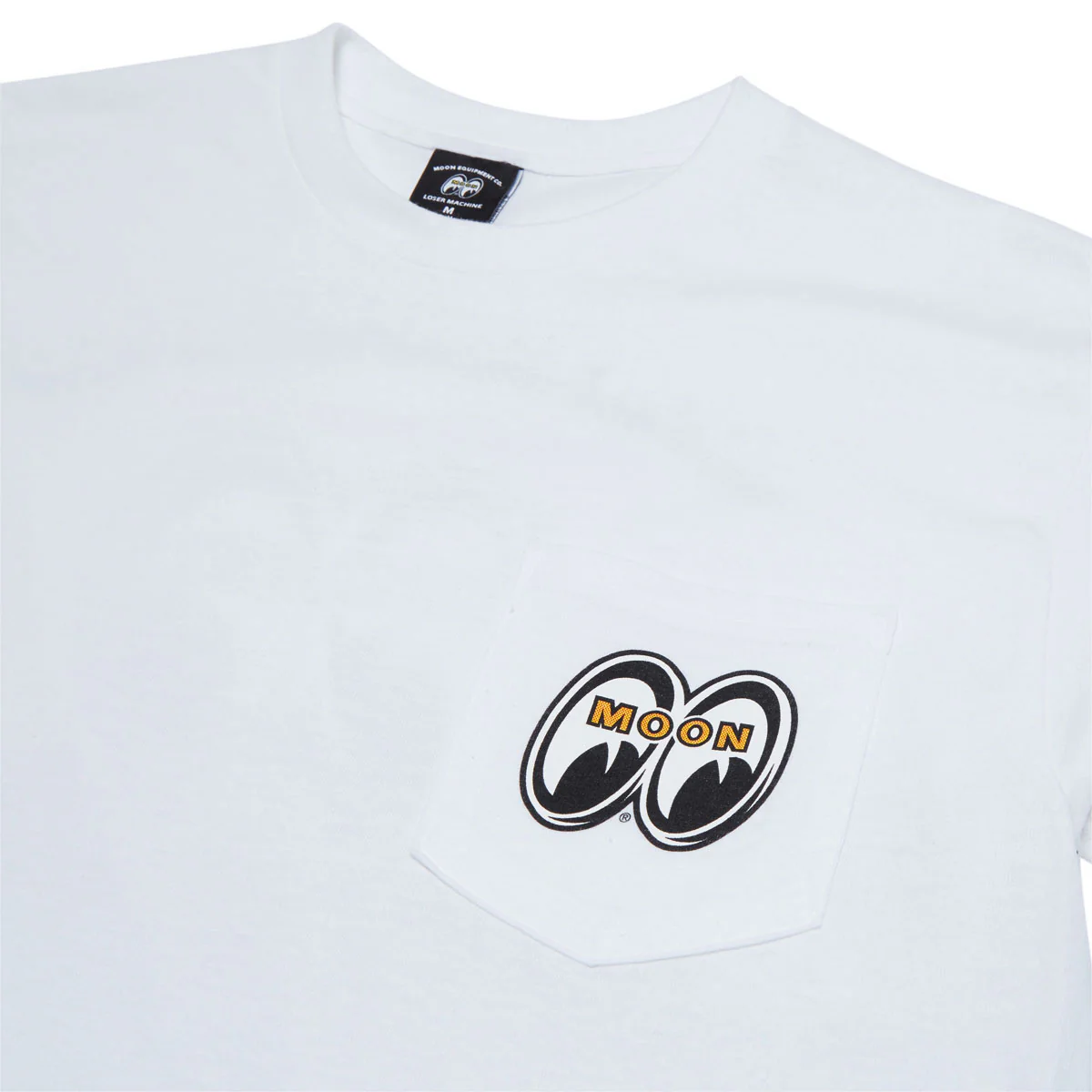 Loser Machine Front Page Pocket T-Shirt - White - Image 3