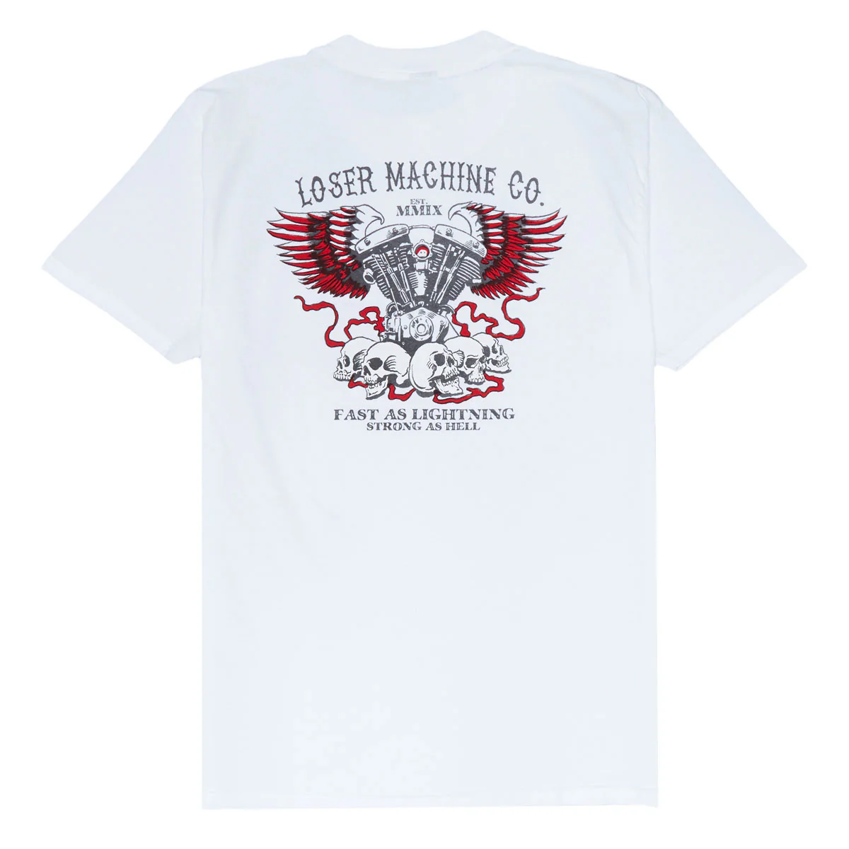 Loser Machine No Easy Way Out T-Shirt - White Enzyme