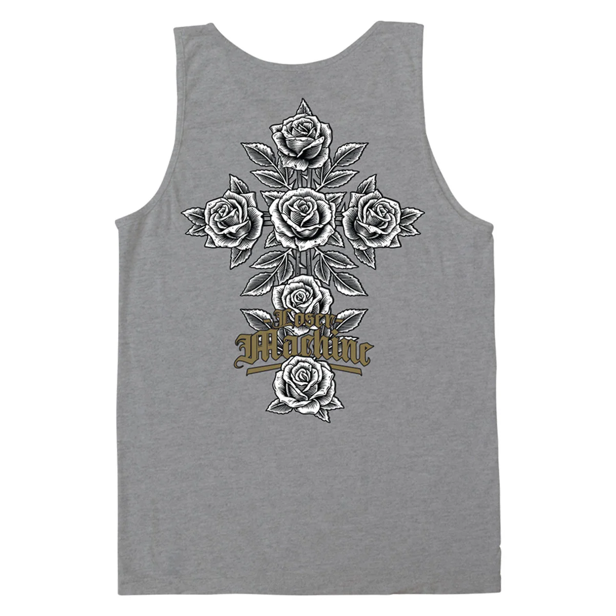 Loser Machine Rose Bush Tank Top - Heather Grey