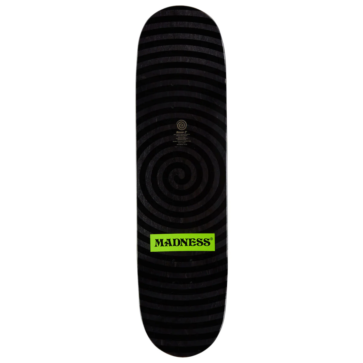 Madness Repeat Offender R7 Skateboard Complete - Safety Yellow/Holographic - 8.50" - Image 2