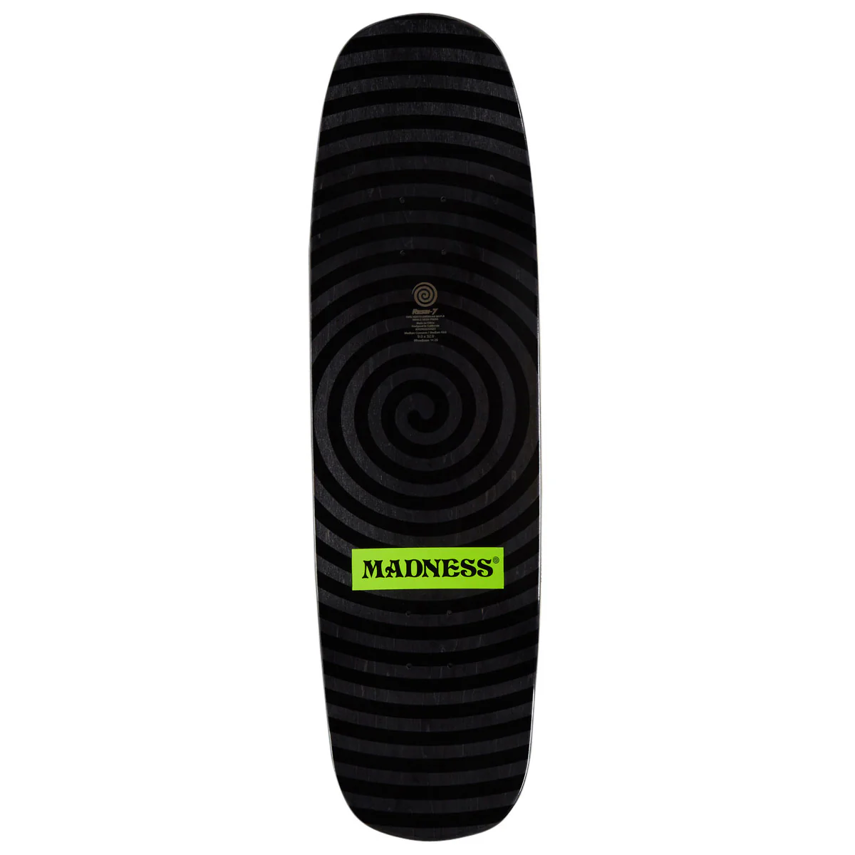 Madness Son R7 Skateboard Deck - Black - 9.00" - Image 2