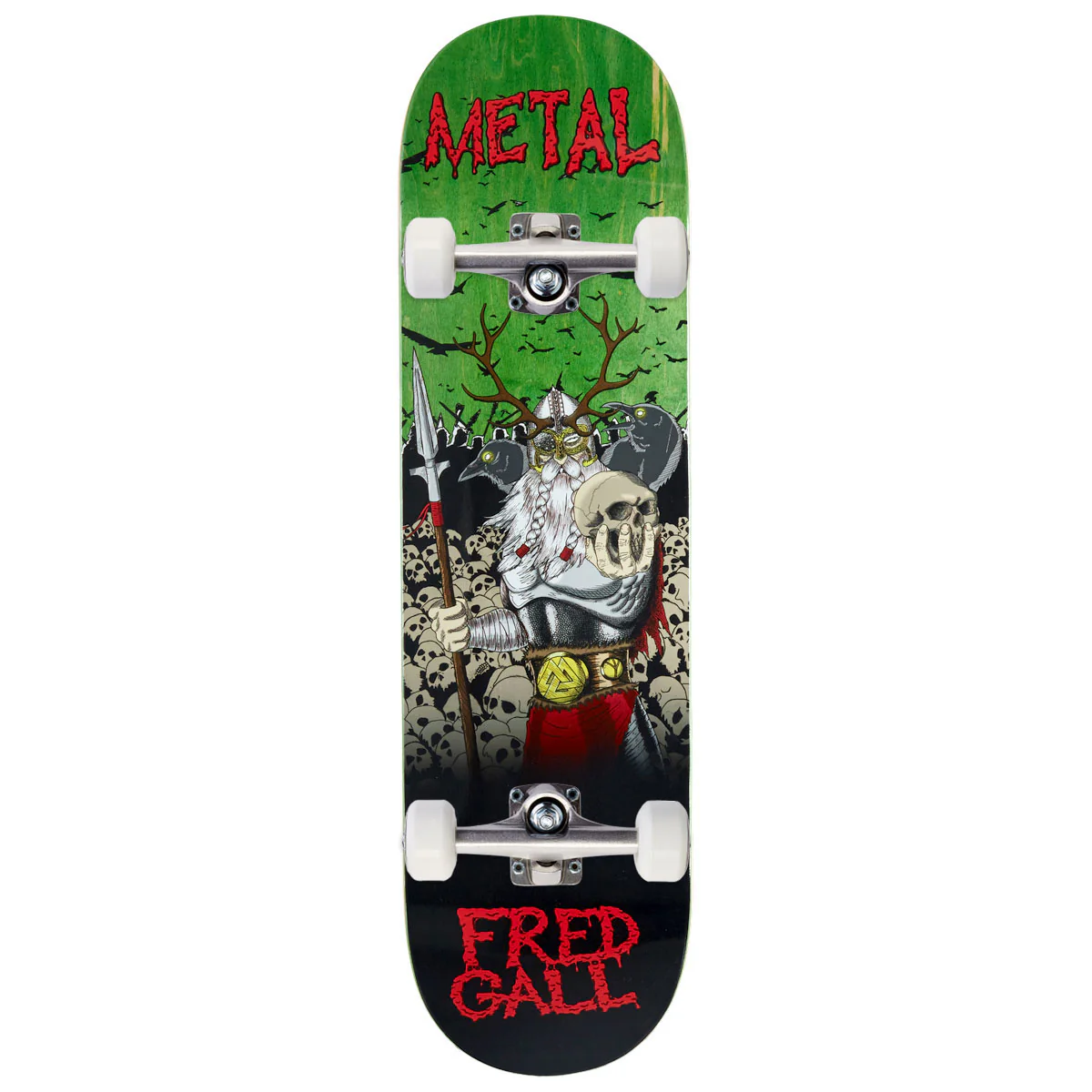 Metal Fred Gall Odin Skateboard Complete - 8.50"