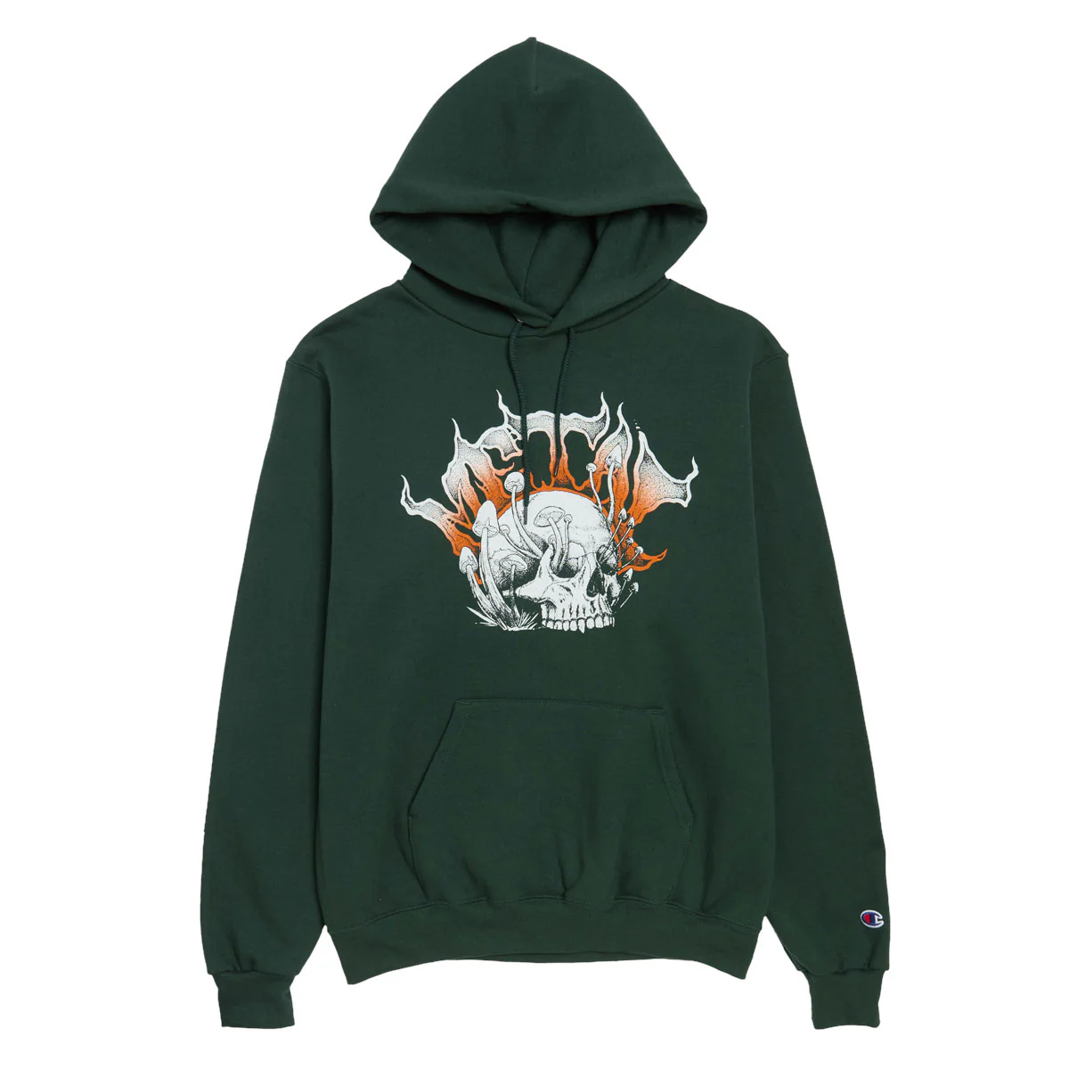 Metal Mushroom Hoodie - Green