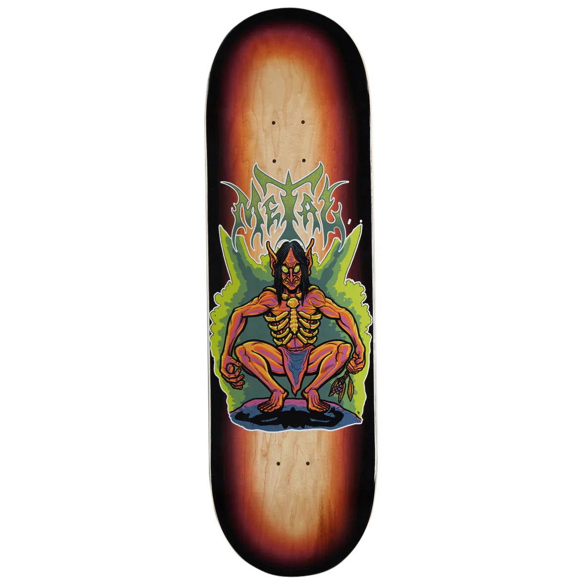 Metal Wegamus Skateboard Deck - 9.25"