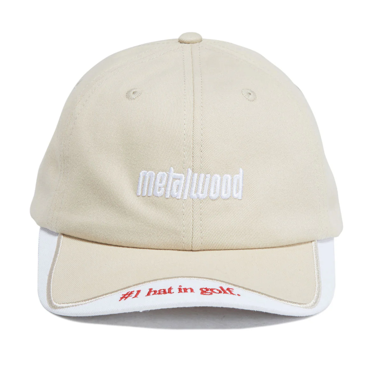 Metalwood Number One Dad Hat - Bone - Image 5