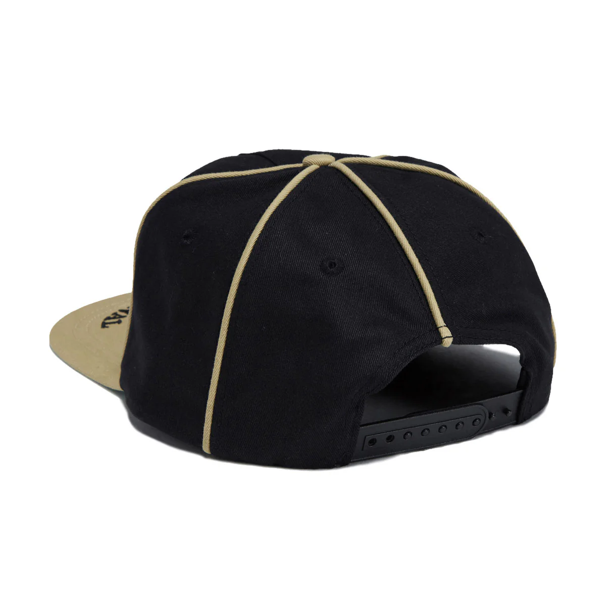 Metalwood Professional Piping Snapback Hat - Black - Image 5