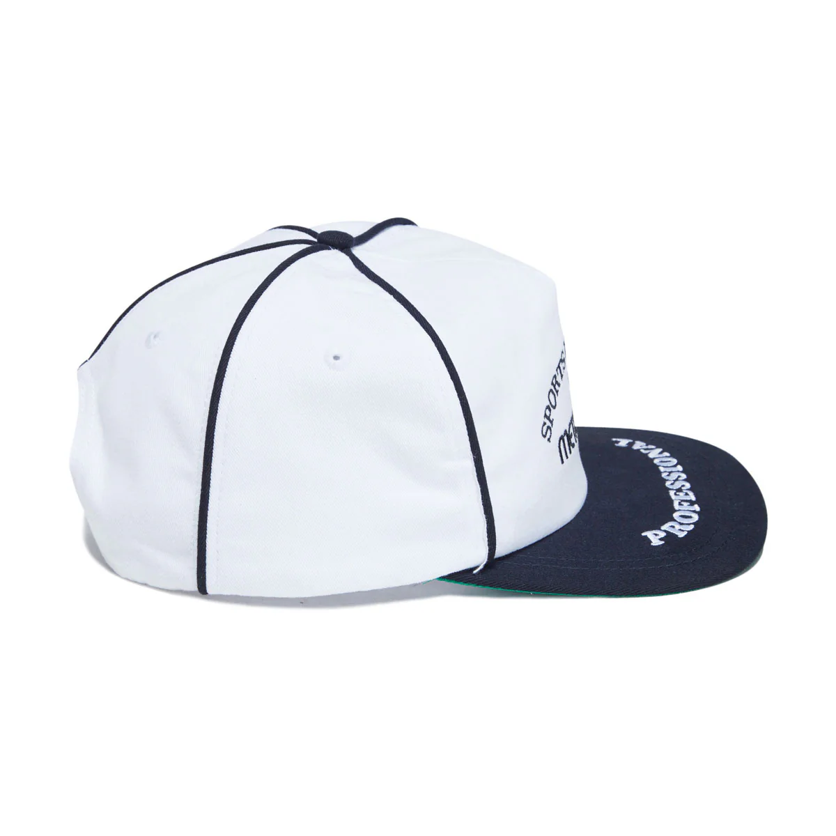 Metalwood Professional Piping Snapback Hat - White - Image 3