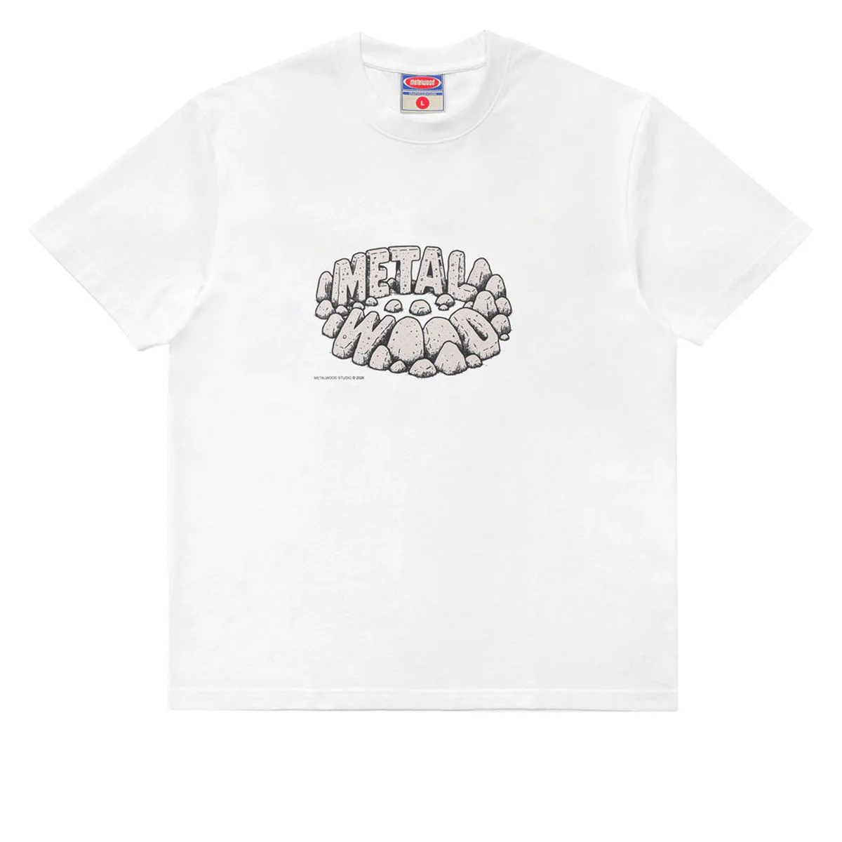Metalwood Stonehenge T-Shirt - White