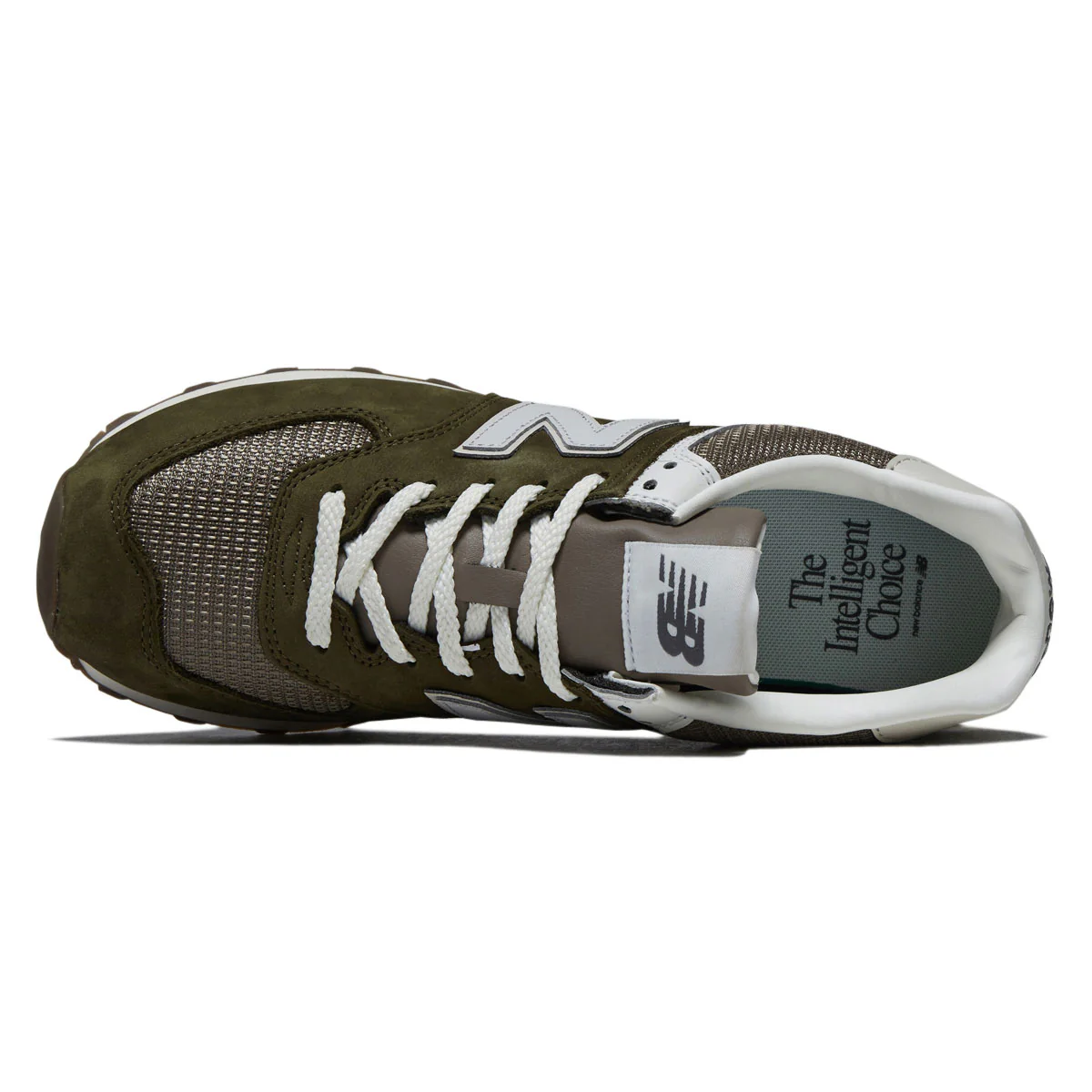 New Balance 574 Shoes - Calcium/Dark Silver Metallic - Image 3