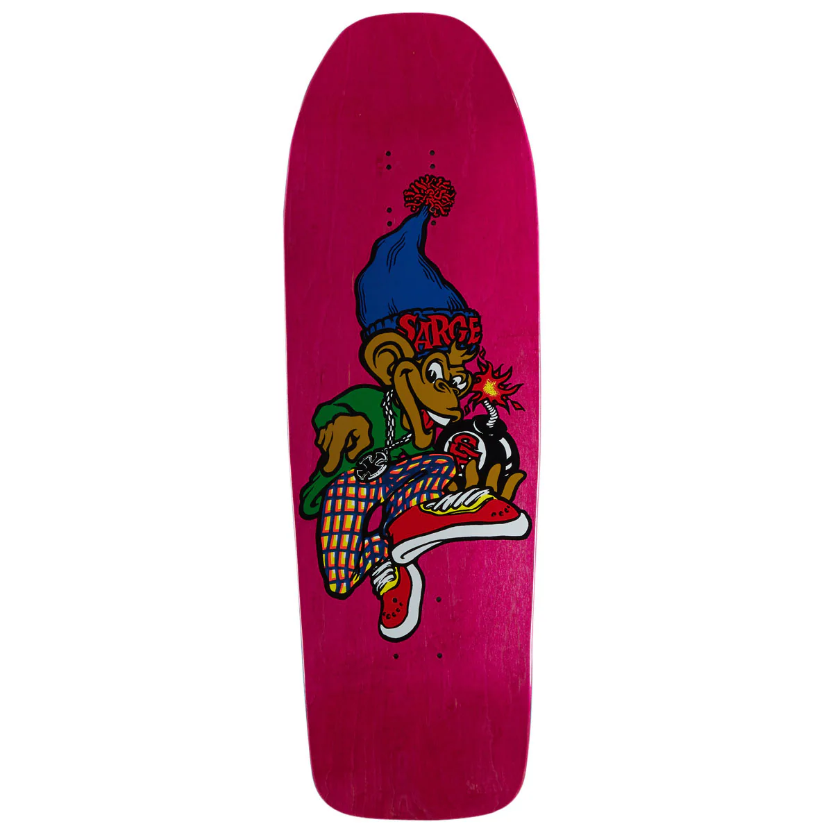 New Deal Danny Sargent Monkey Bomb Skateboard Deck - 9.62"