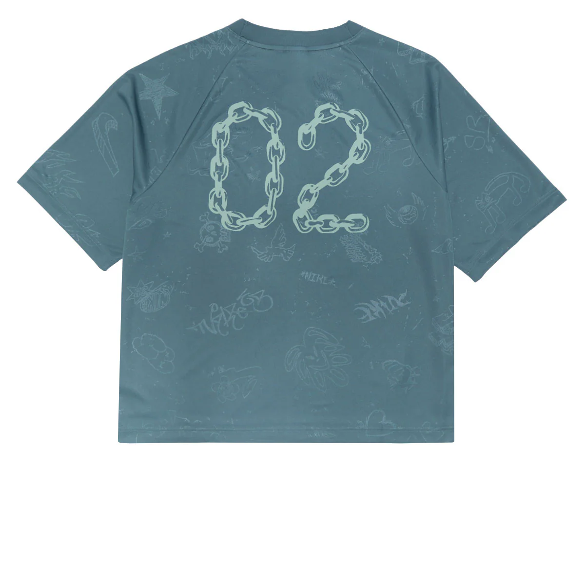 Nike SB Desk Doodle Jersey - Mineral Slate - Image 2