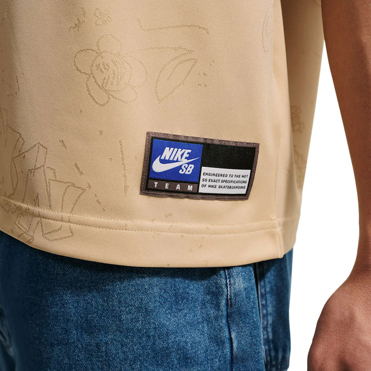 Nike SB Desk Doodle Jersey - Linen - Image 3