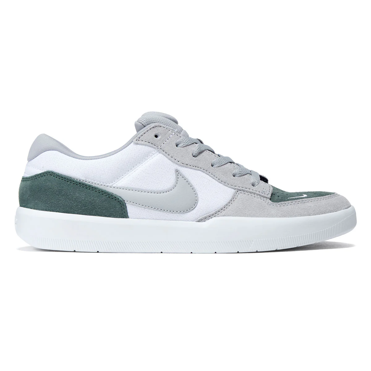Nike SB Force 58 Shoes - White/Flat Silver/Fir/White