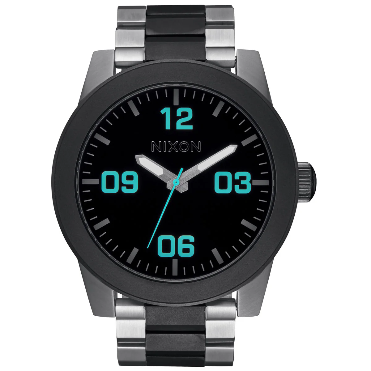 Nixon Corporal SS Watch - Silver/Gunmetal