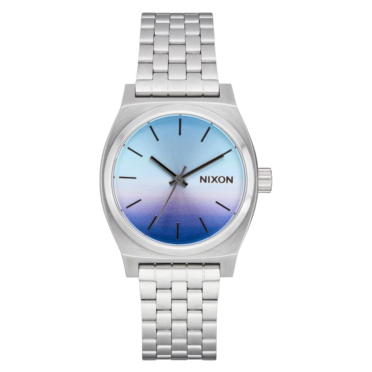 Nixon Medium Time Teller Watch - Silver/Dusk