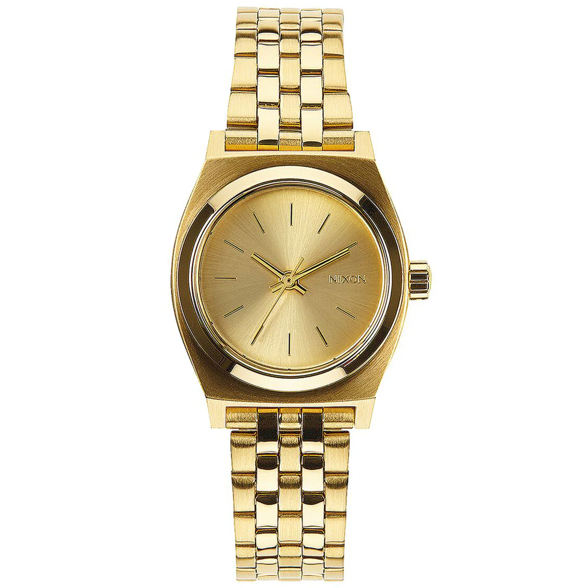 Nixon Small Time Teller Watch - All Gold