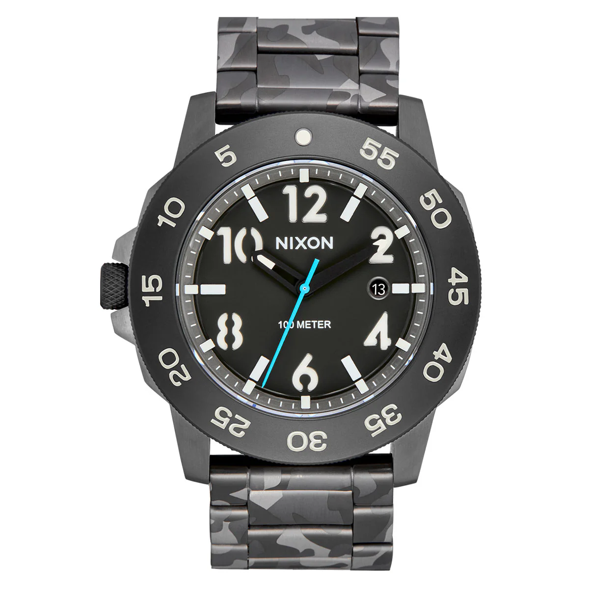 Nixon Smyth 44 Watch - Camo/Green