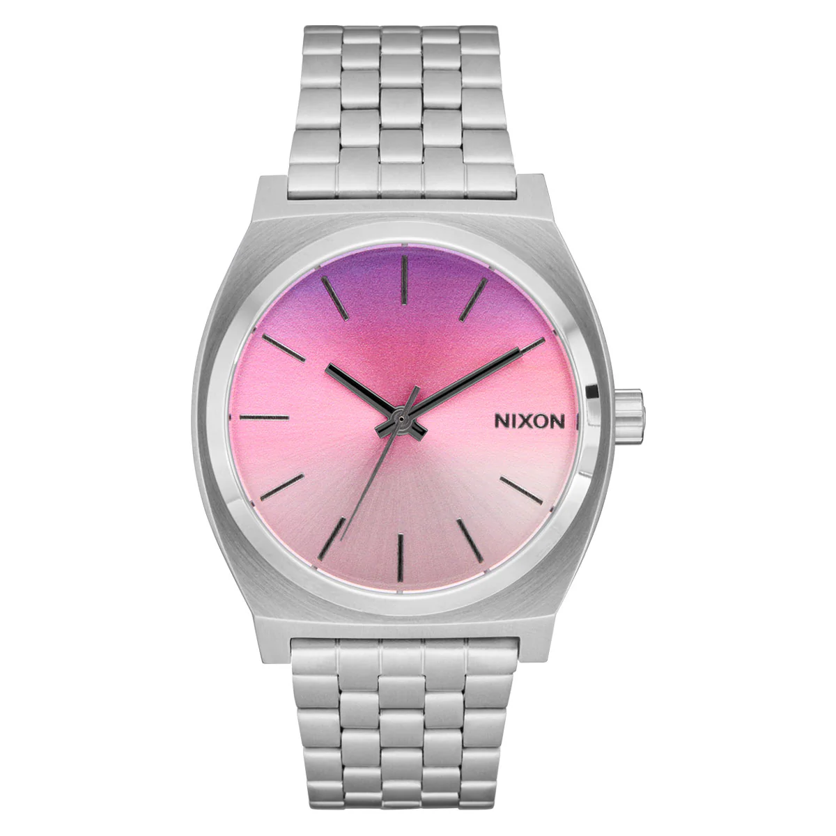 Nixon Time Teller Watch - Silver/Dawn