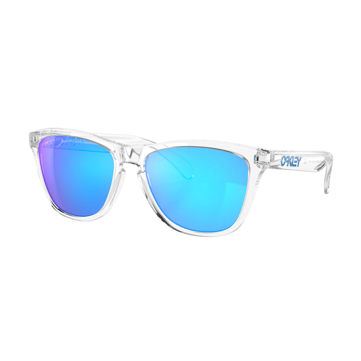 Oakley Frogskins Sunglasses - Crystal Clear/PRIZM Sapphire Lens - Image 2