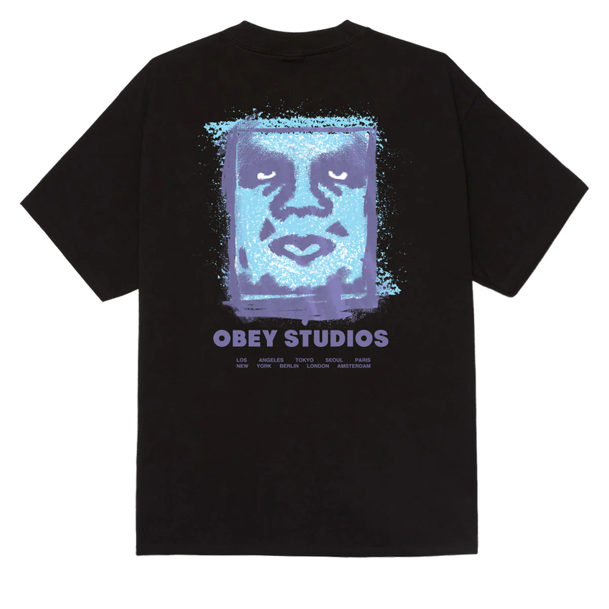 Obey Chalky Icon T-Shirt - Black