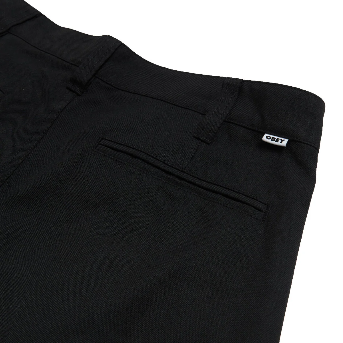 Obey Dean Pleated Pants - Black - Image 4