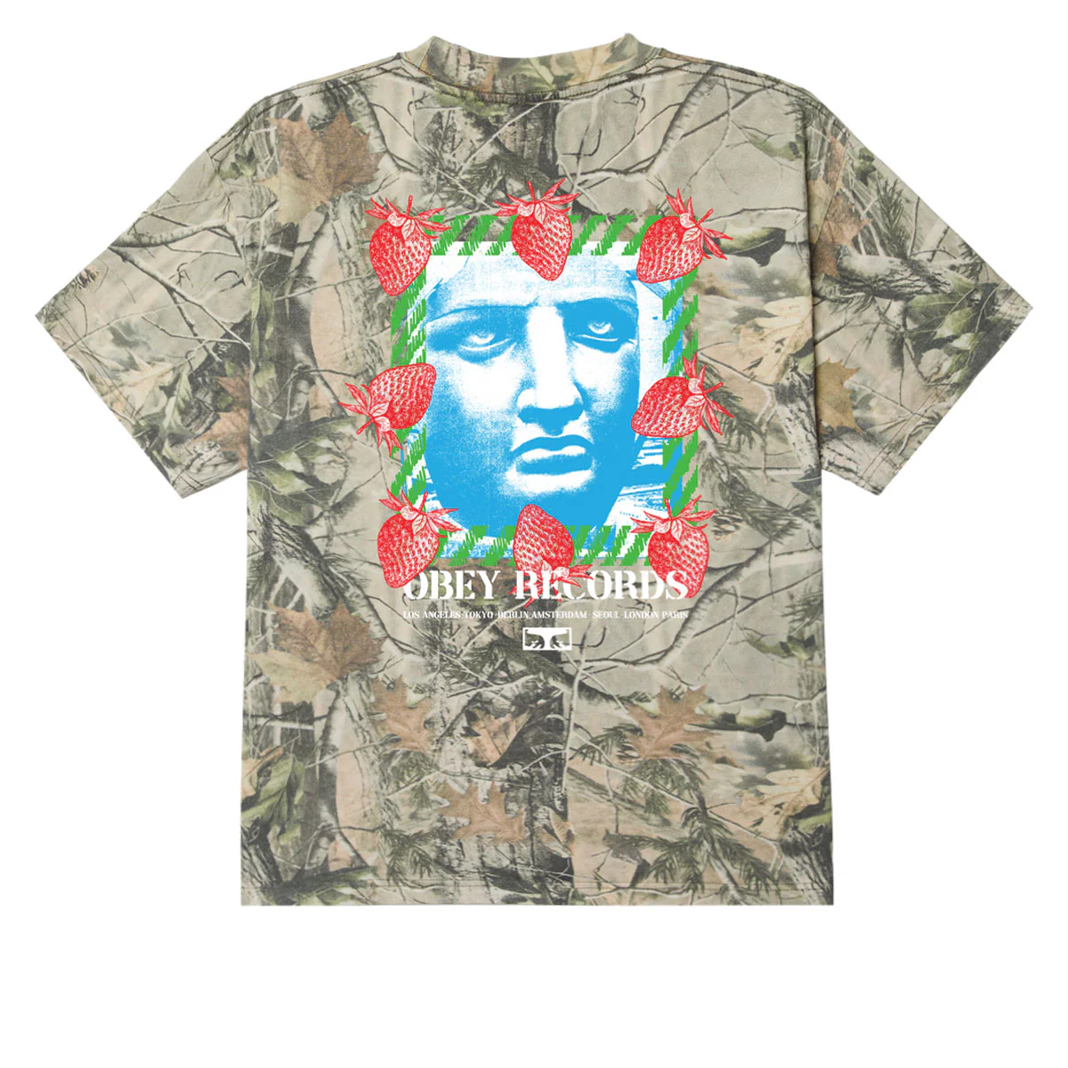 Obey Garden T-Shirt - Leaf Camo