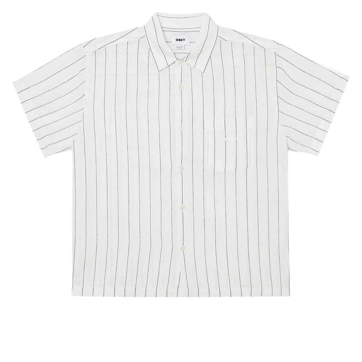 Obey Joe Woven Shirt - White Multi