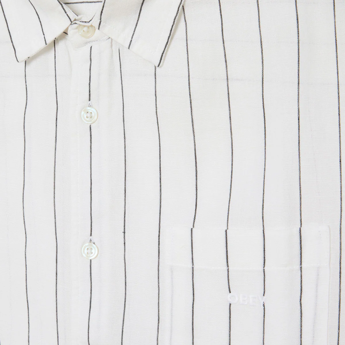 Obey Joe Woven Shirt - White Multi - Image 3