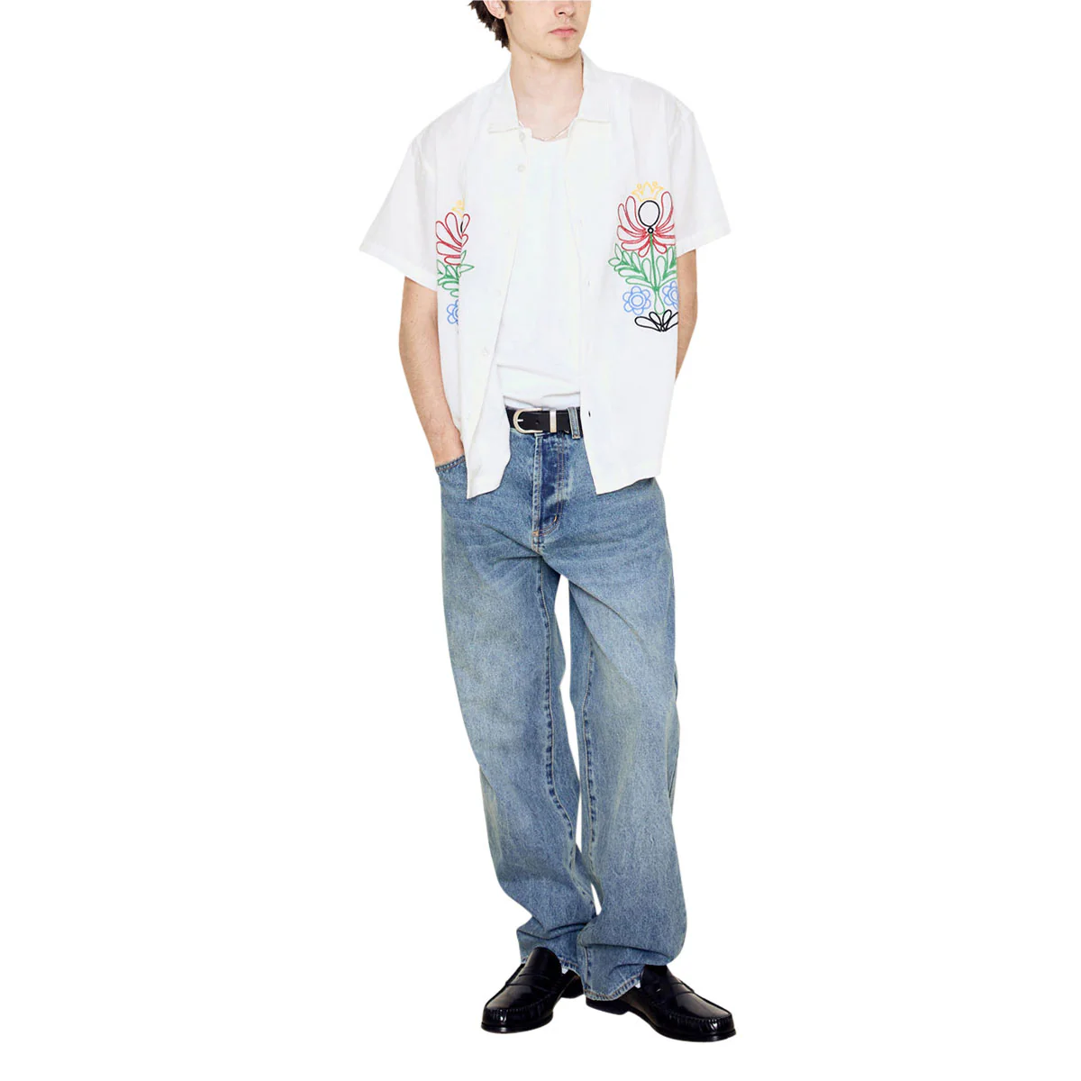 Obey Perry Woven Shirt - White - Image 4
