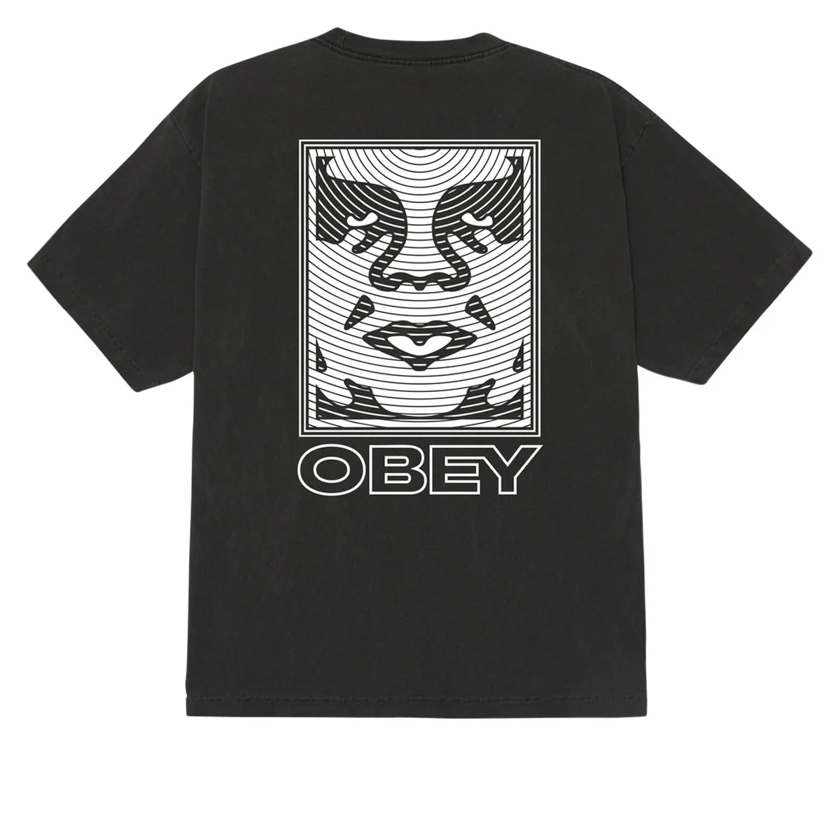 Obey Ripple T-Shirt - Pigment Dusty Black