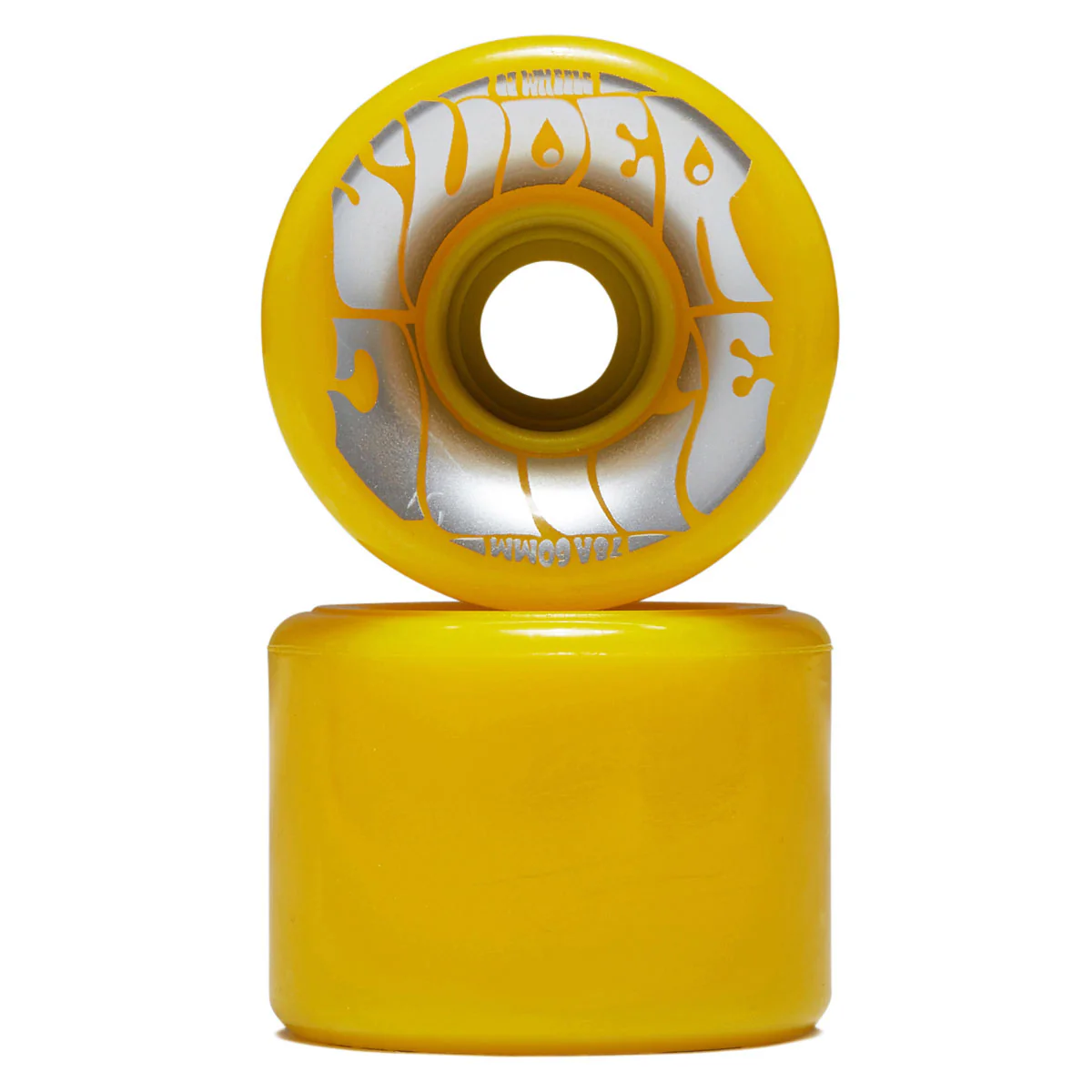 OJ Super Juice 78a Skateboard Wheels - Neon Yellow - 60mm - Image 2