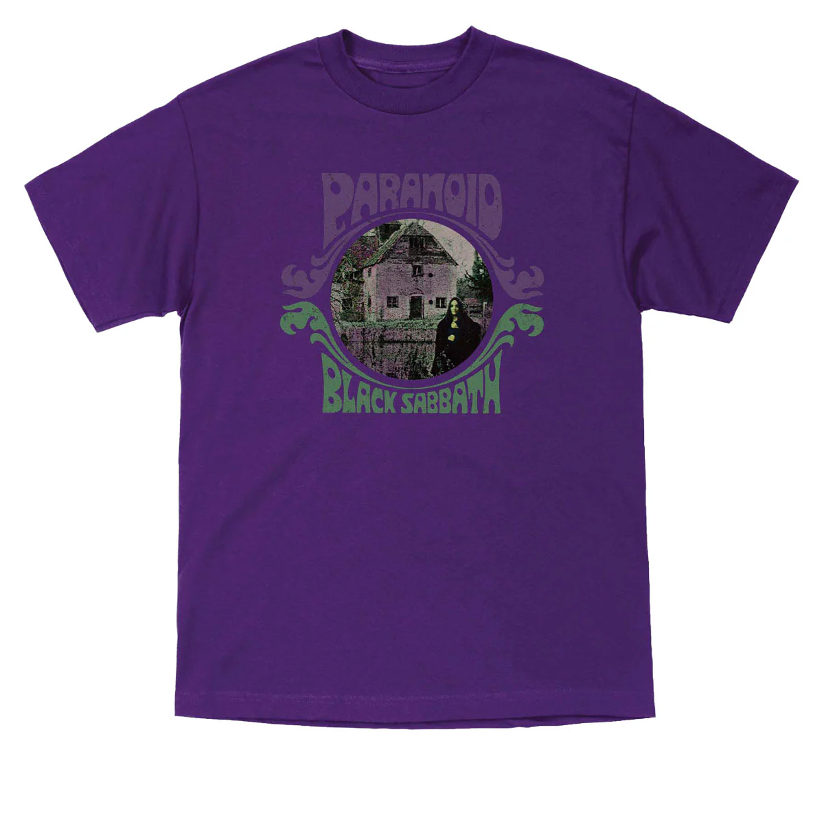 OJ x Black Sabbath Paranoid Witch T-Shirt - Purple