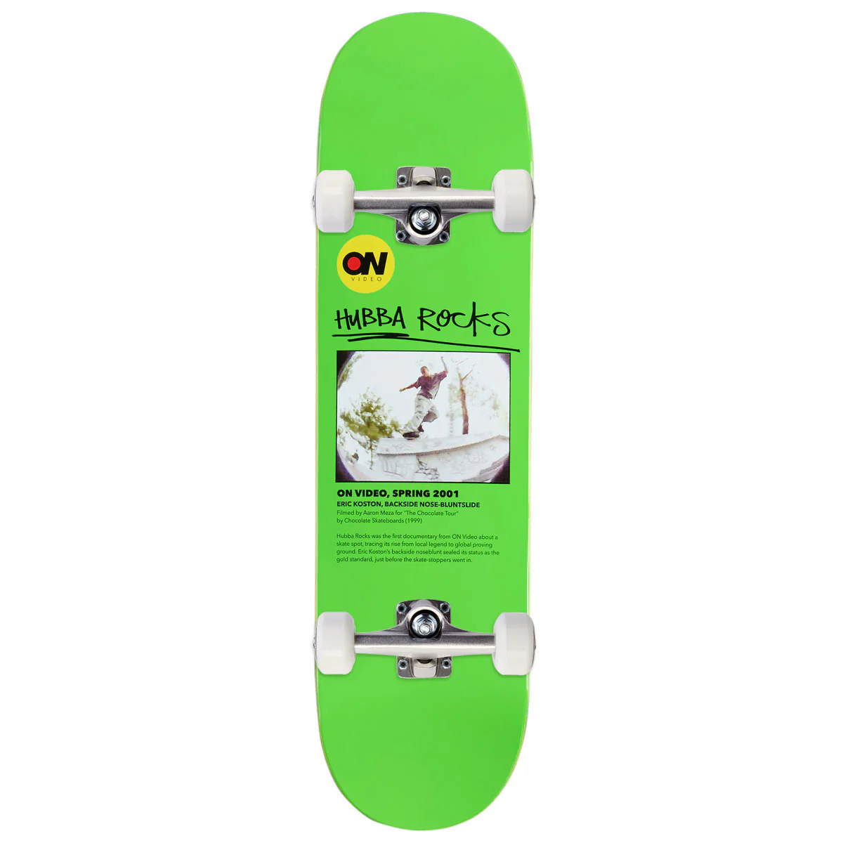 On Video Hubba Rocks Skateboard Complete - 8.375"