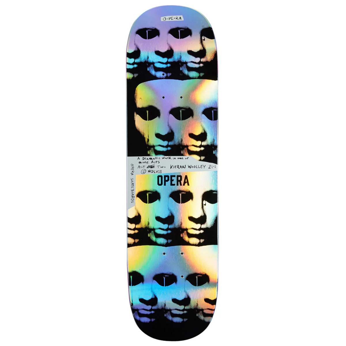 Opera Kieran Woolley Repeater EX7 Skateboard Deck - 8.50"