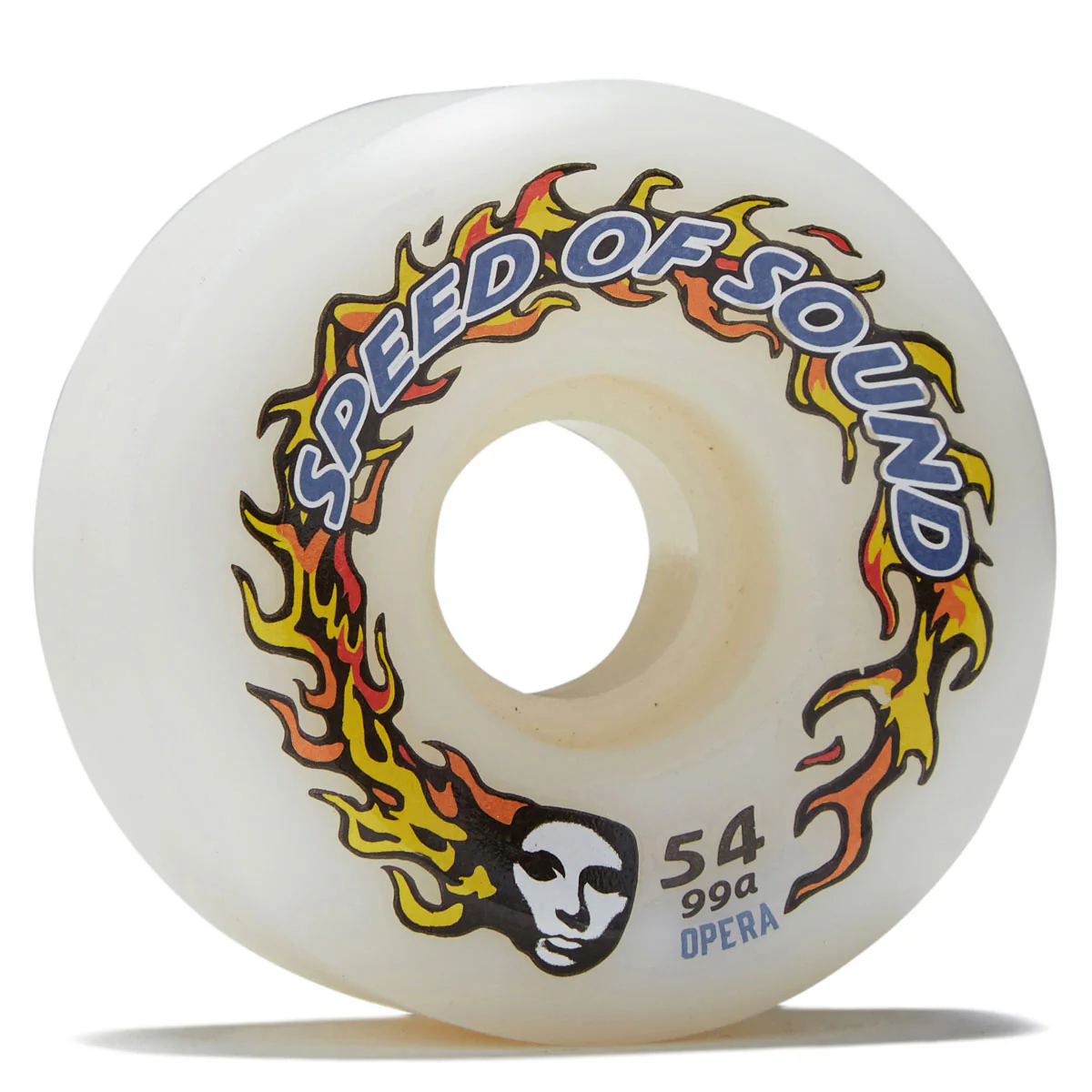 Opera SOS Fire Mask Hardline Conical 99a Skateboard Wheels - Candle White - 54mm