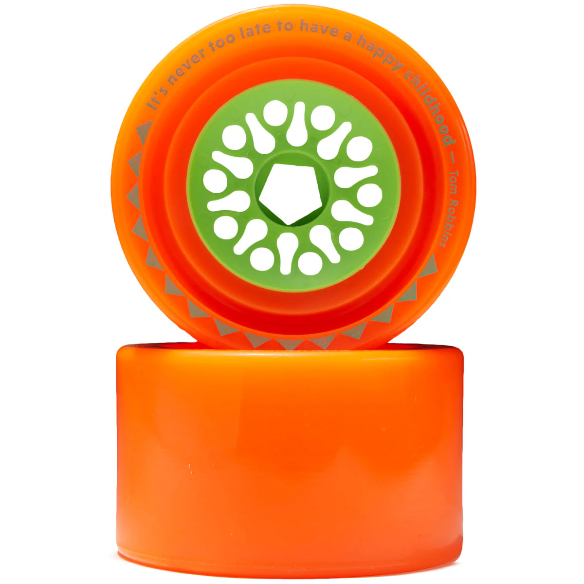 Orangatang Dad Bod 80a Longboard Wheels - Orange - 105mm - Image 2