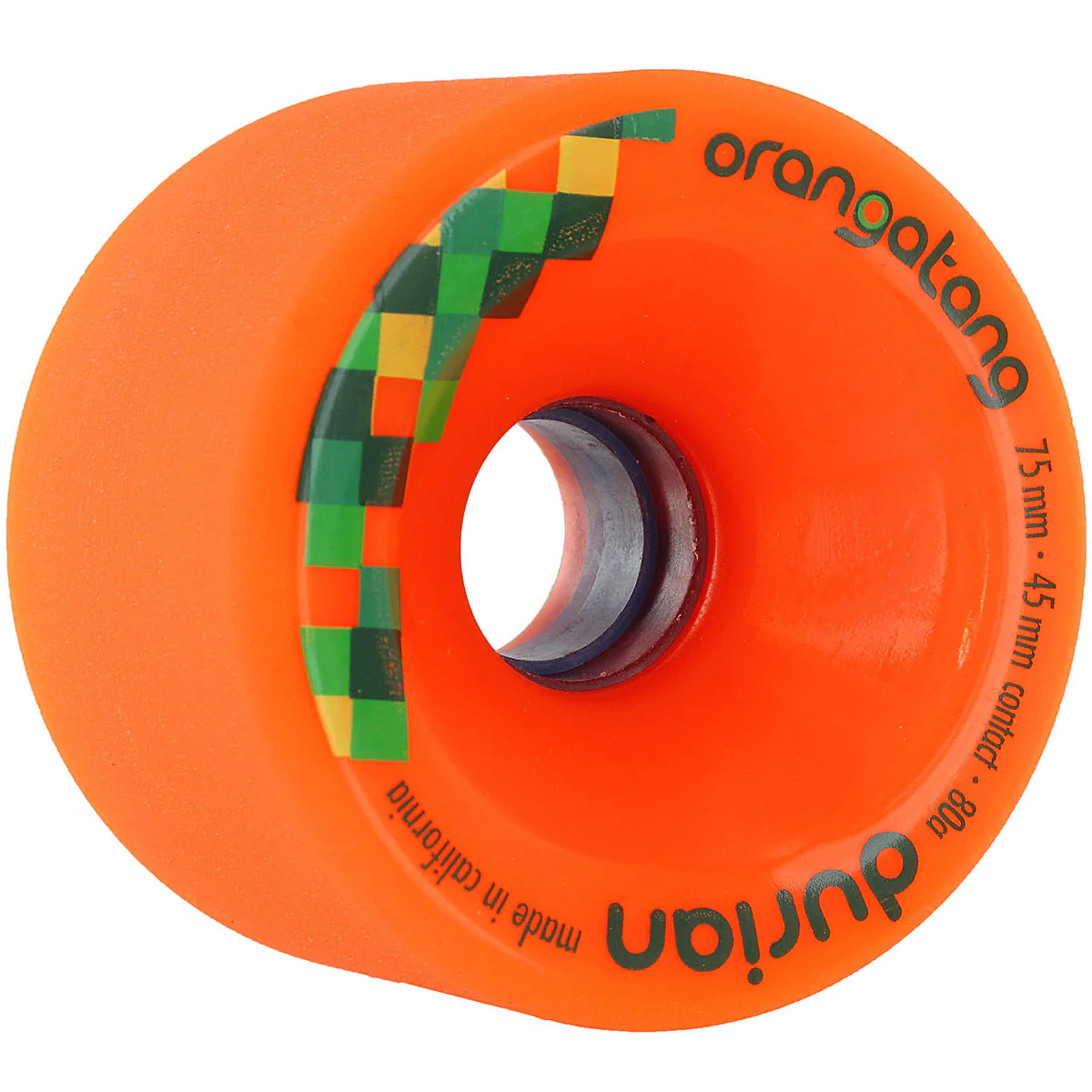 Orangatang Durian Freeride 80a Longboard Wheels - Orange - 75mm