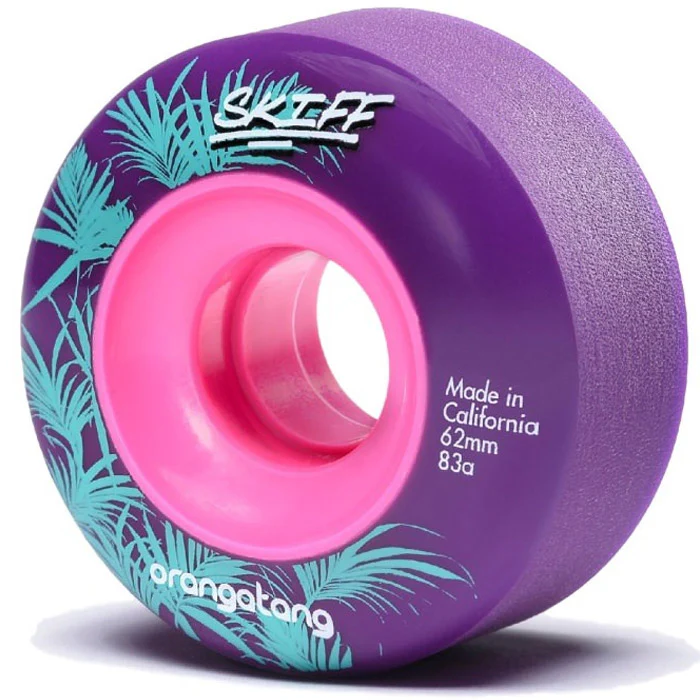 Orangatang Skiff Slasher 83a Longboard Wheels - Purple - 62mm