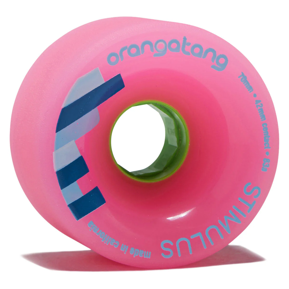 Orangatang Stimulus 83a Longboard Wheels - Pink - 70mm