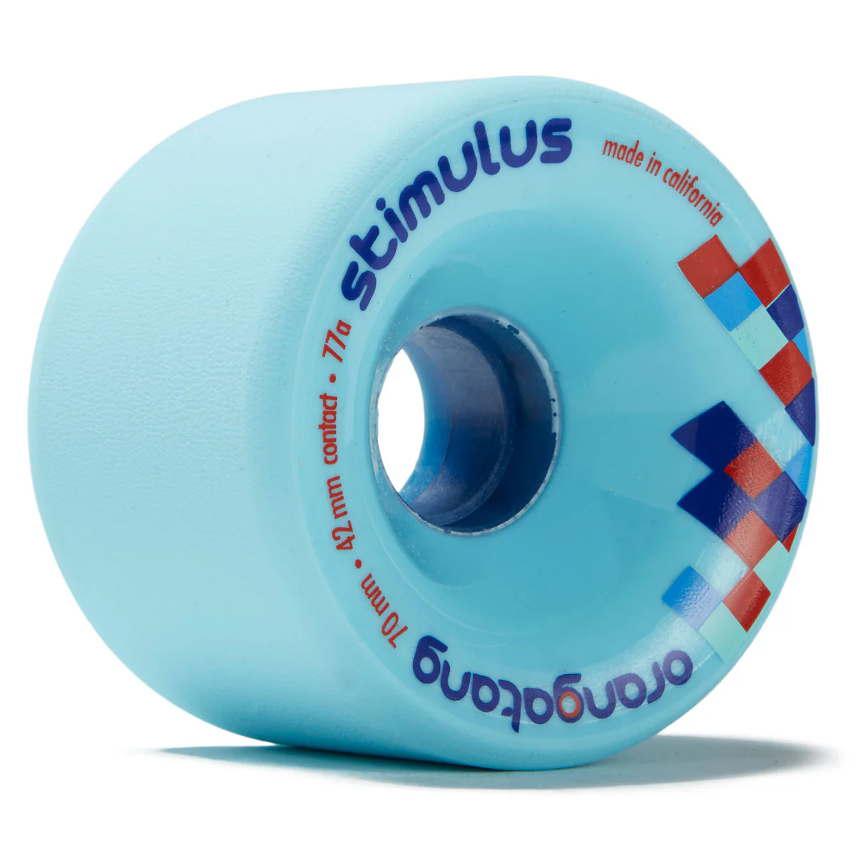 Orangatang Stimulus Freeride 77a Longboard Wheels - Blue - 70mm